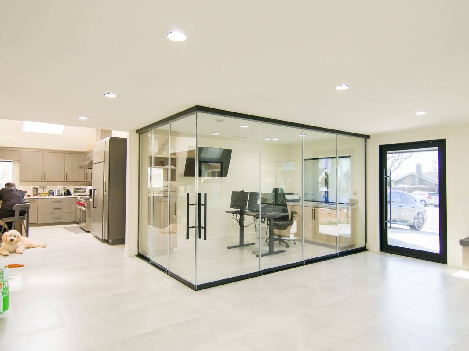 Frameless Double Glazed Glass Wall Partitions
