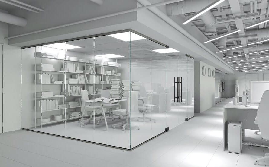 Glass Office Partitions Walls By Crystalia - Office Wall Partitions With Door