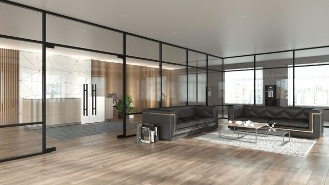Rond en rond onderpand Namens How Much Do Glass Partitions Cost > Frameless Sliding Glass Wall | Brooklyn  | Crystalia Glass