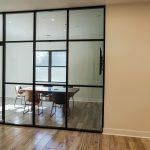 Check out our completed aluminum glass partition projects!